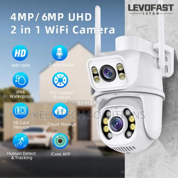 Smart Wifi 6MP Double Lens HD CCTV Camera · Photo 1