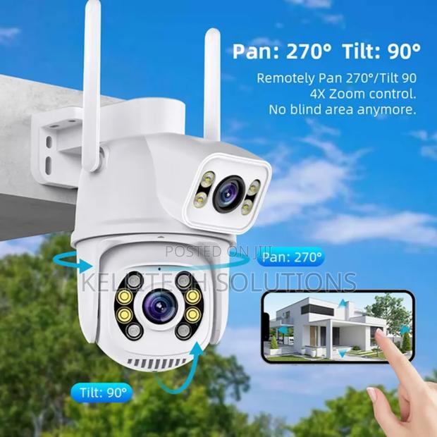 Dual Lens CCTV Camera With Ethernet Port · Photo 1