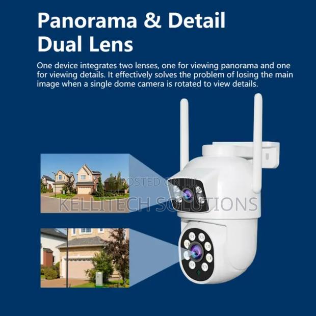 6MP Double Lens Wireless CCTV Camera · Photo 1