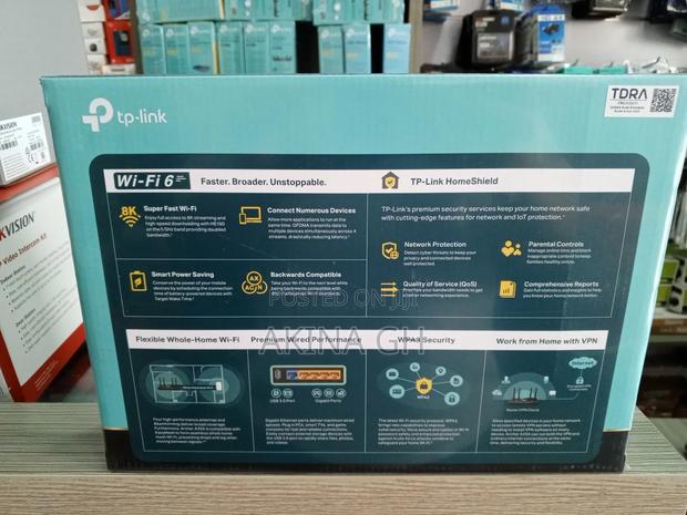 TP-Link Ax3000 Dual Band Gigabit Wi-Fi 6 Router Archer Ax55 · Photo 2