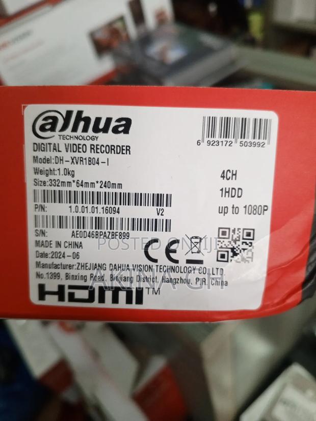 Dahua Digital Video Recorder 4ch DVR Dh-Xvr1804-I · Photo 3