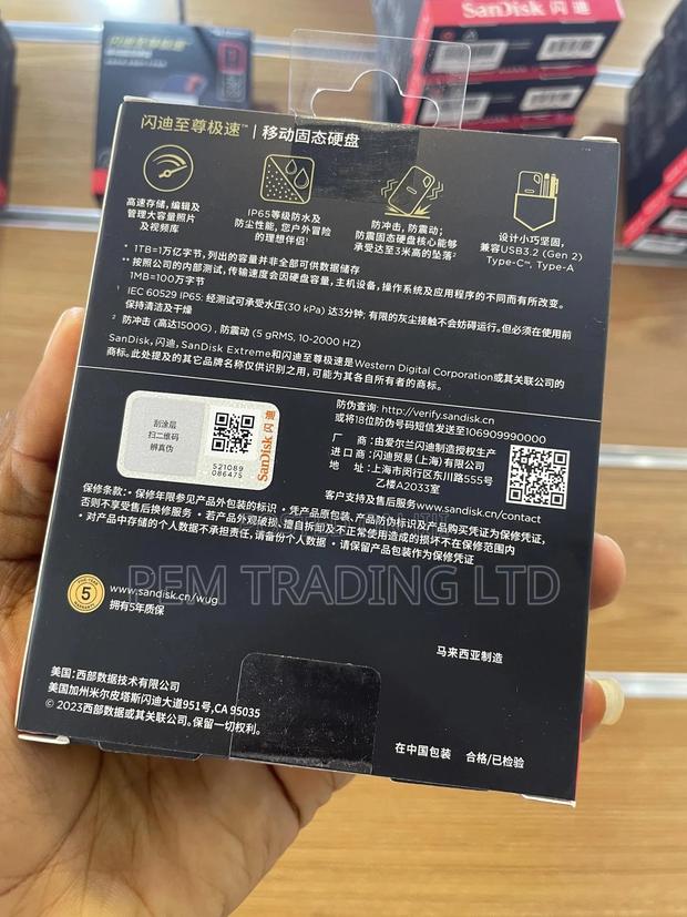 1tb Sandisk External SSD 1050mb/S · Photo 3