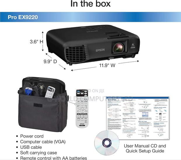Epson Pro Ex9220 3600l Wuxga 1080p + Projector · Photo 2
