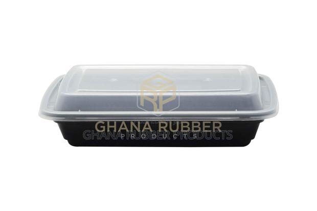 16oz Rectangle Black Microwavable Containers (150pcs)