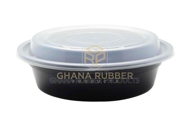 16oz Round Black Microwavable Containers (150pcs)