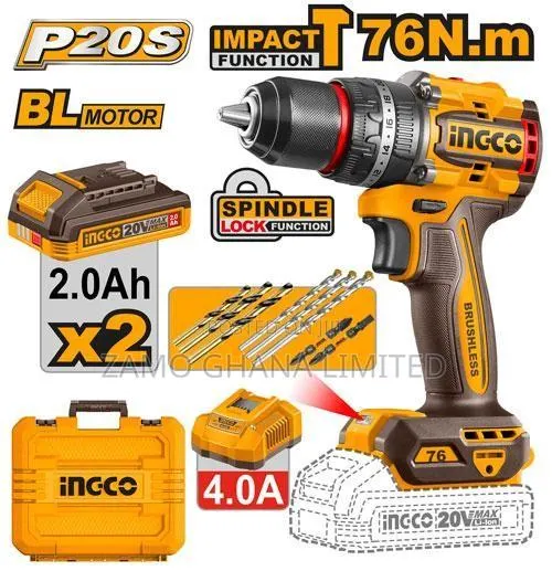 Compact Brushless Cordless Impact Drill - Cidli207686 · Photo 1