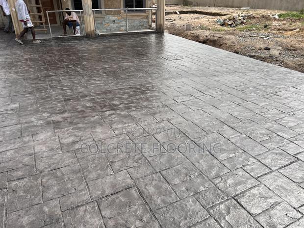 Stamped Concrete Floor Construction #0001 · Photo 5