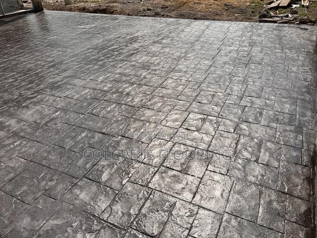 Stamped Concrete Floor Construction #0001 · Photo 6