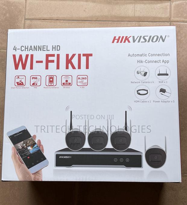 Hikvision Nk44wqh(D) Bullet Wifi KIT 4ch With 1tb HDD · Photo 1