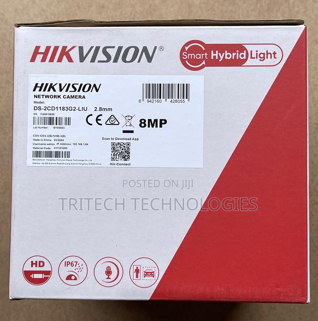 Hikvision Dome (F)8mp Full Color With Sound Ds-2cd2087g2-Lu · Photo 2