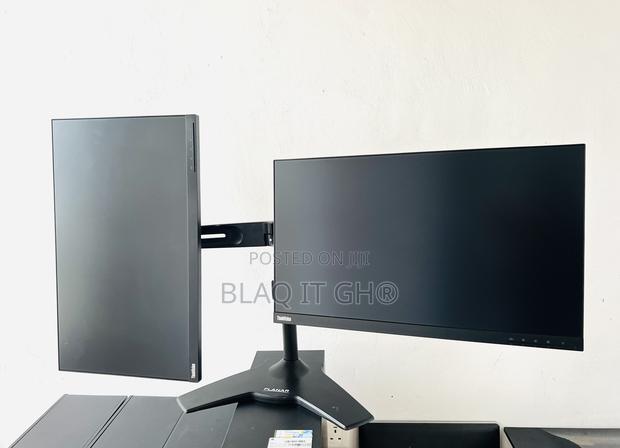 Dual Lenovo 24” IPS FHD Edgeless With Stand · Photo 1