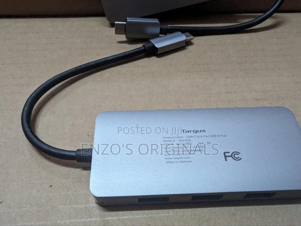 Usb-c To 4 Port Usb 3.0 Hub Type-c Extension Targus New · Photo 8