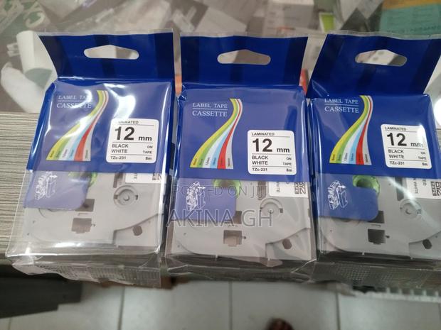 Label Tape Cassette for Brother Printer 12mm · Photo 1