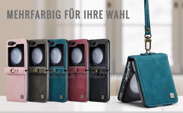 Autspace Leather Case for Samsung Z Flip 7, Z Flip 6 and 5 · Photo 1