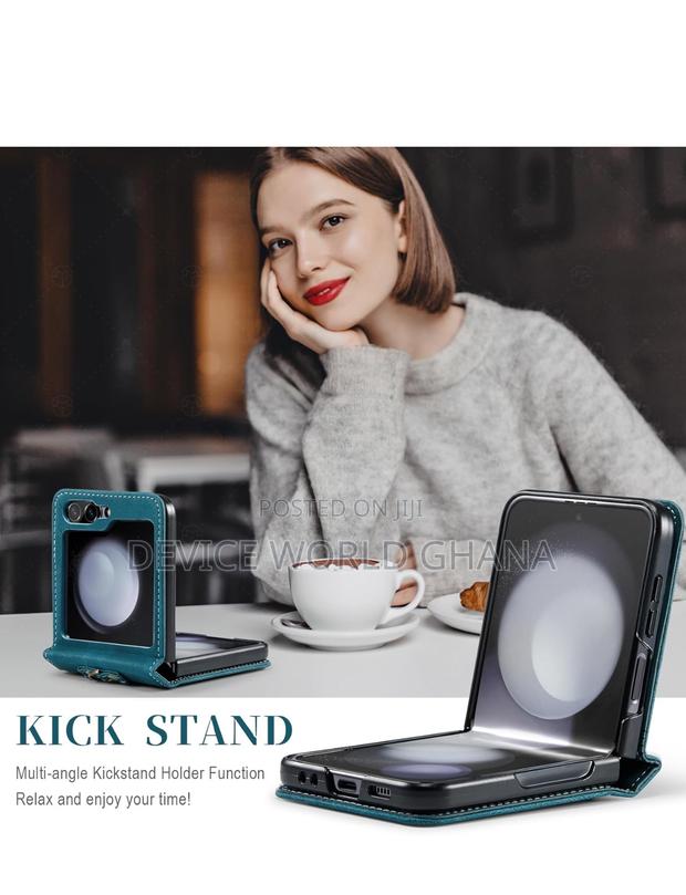 Autspace Leather Case for Samsung Z Flip 7, Z Flip 6 and 5 · Photo 8