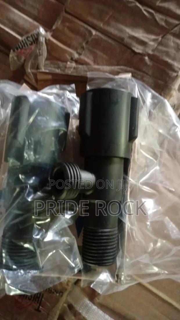 Black and Chrome Angle Valves · Photo 1