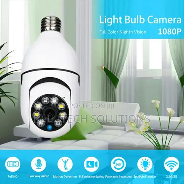 New Smart 360° View Bulb CCTV Camera With Mobile App · Photo 1