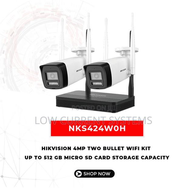 Hikvision Wifi Ip Wirless Kit Camera 4mp Built in Speaker · Photo 1