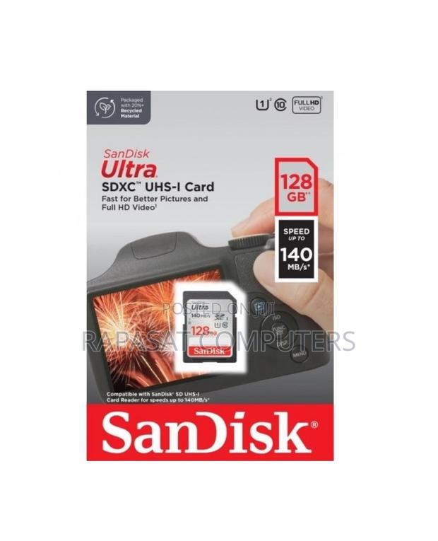 Sandisk 128GB Ultra UHS-I SDXC Memory Card · Photo 1
