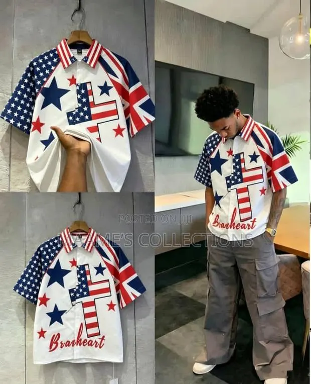 Men’s Trendy Graphic Printed Shirts · Photo 1
