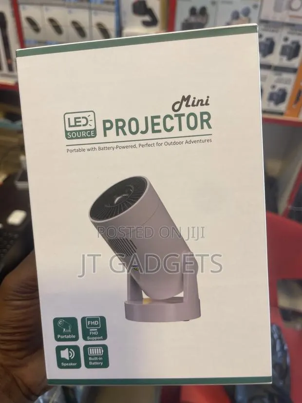 Portable Mini Projector –Cinema Anywhere! Built-in Battery and Speaker · Photo 1