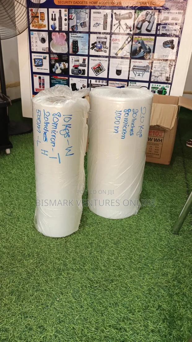 20kg, 20inch Shrink Wrap Rubber Film 80micron by 20 Inches · Photo 2