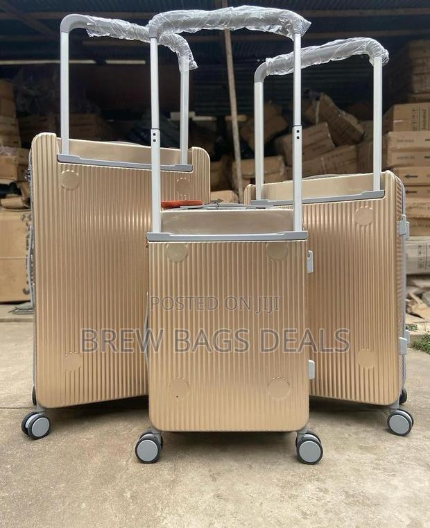 Original Jony Wide Puller Fiber Anticrack 3set Gold Suitcase · Photo 2