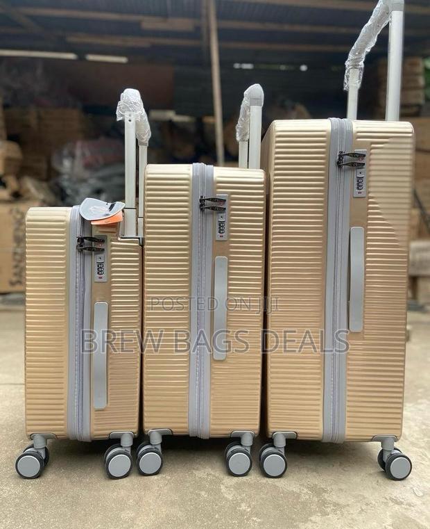 Original Jony Wide Puller Fiber Anticrack 3set Gold Suitcase · Photo 3