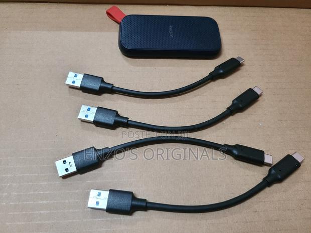 Portable Ssd Cable Usb-c To Usb 3.1 10gbps Data Cable 0.15m · Photo 1