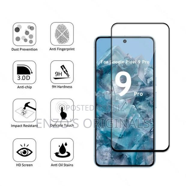 Google Pixel 9, 9XL and 9pro Full Glass Screen Protector 9H · Photo 8