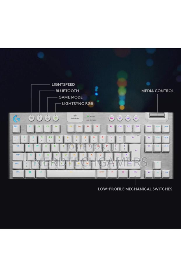 Logitech - G915 TKL Tenkeyless LIGHTSPEED Gaming Keyboard · Photo 5