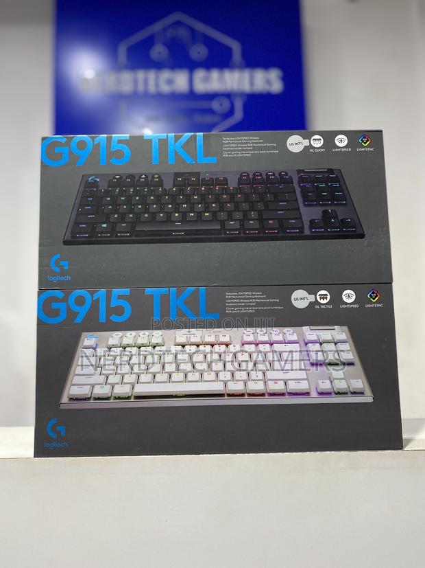 Logitech - G915 TKL Tenkeyless LIGHTSPEED Gaming Keyboard · Photo 1