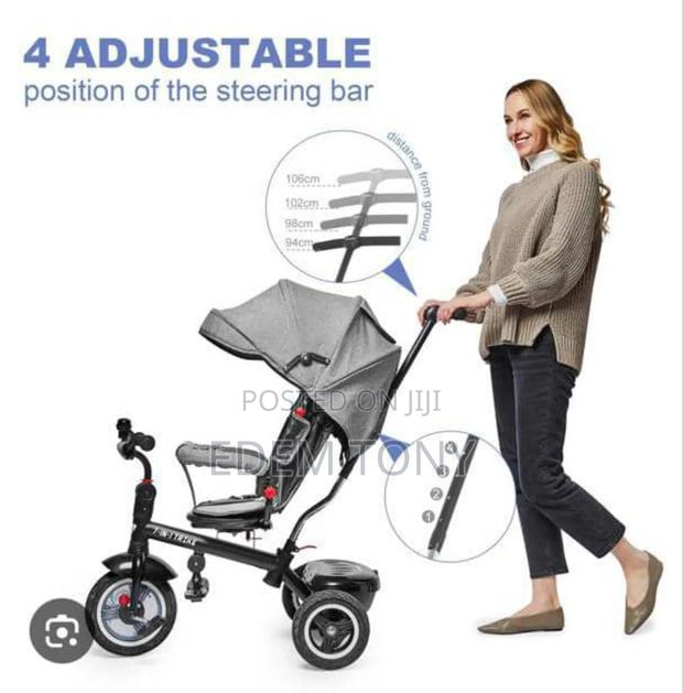 Besrey 8 in 1 Kids Tricycle Stroller, With Push Handle. · Photo 1