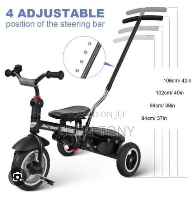 Besrey 8 in 1 Kids Tricycle Stroller, With Push Handle. · Photo 2