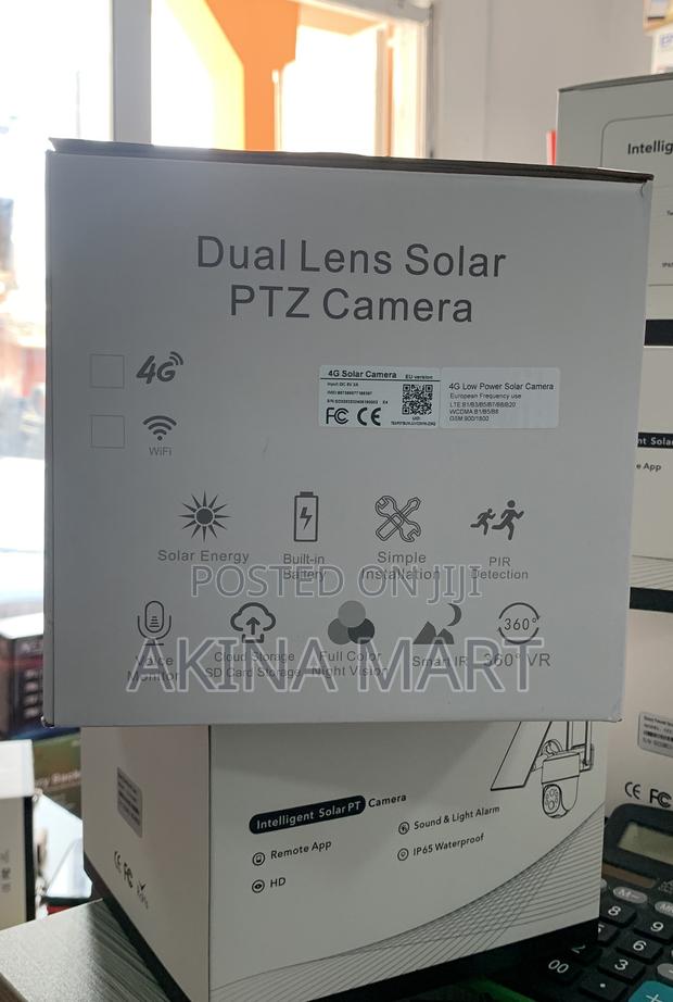 PTZ Solar Camera Two Screens Camera Outdoor Solar · Photo 3