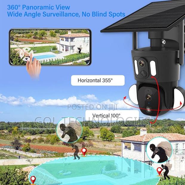 4g Solar PTZ Camera Dual Lens Hd 4mp+4mp Double Lens · Photo 2