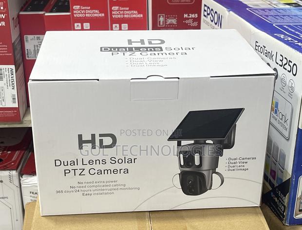 4g Solar PTZ Camera Dual Lens Hd 4mp+4mp Double Lens · Photo 1