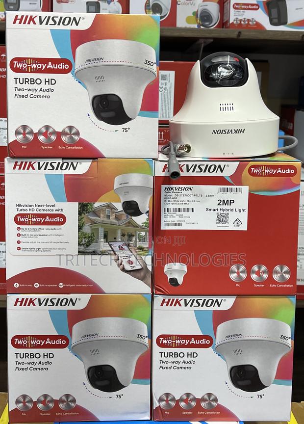 Hikvision Analog 2mp Pt Full Color Two Way Audio Camera · Photo 1