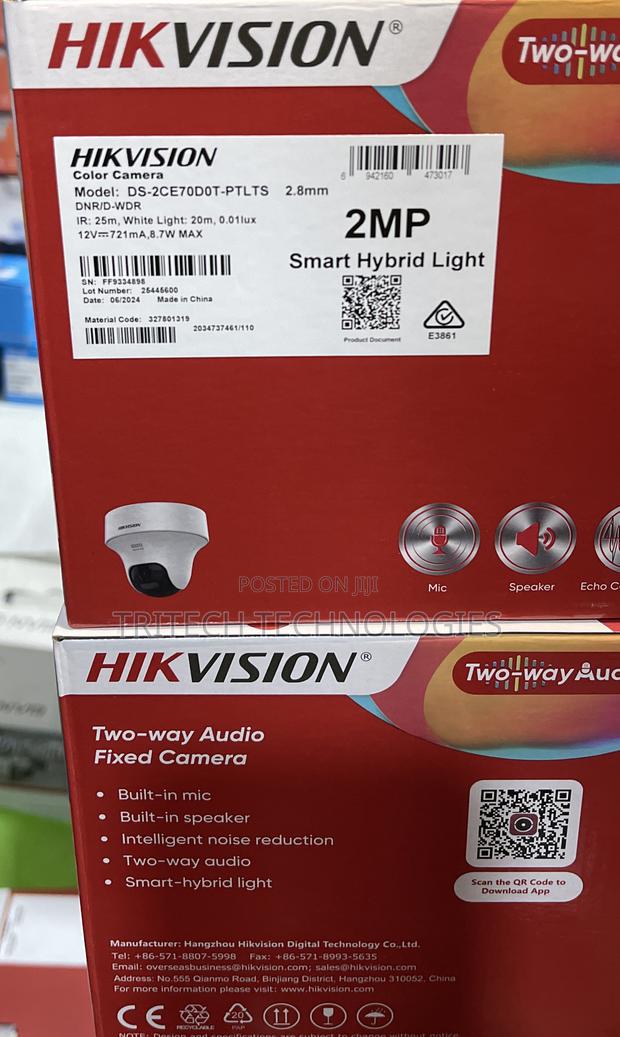 Hikvision Analog 2mp Pt Full Color Two Way Audio Camera · Photo 4