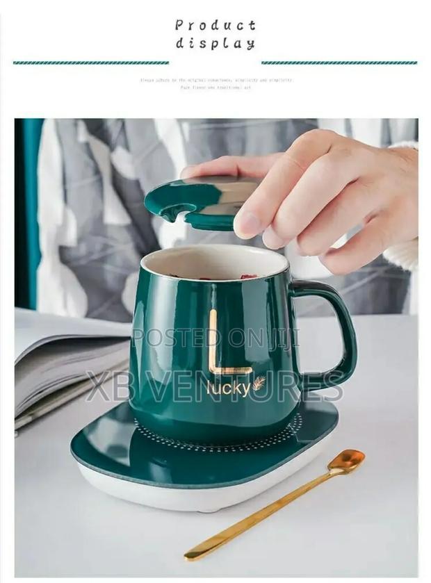 Ceramic Coffee Cup + Automatic Heating Pad Energy Saving · Photo 6
