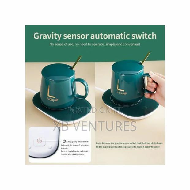 Ceramic Coffee Cup + Automatic Heating Pad Energy Saving · Photo 8