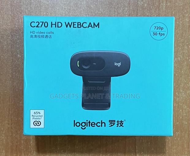 Logitech C270 Digital Hd Webcam - (Black, Hd 720p/30fps) · Photo 1