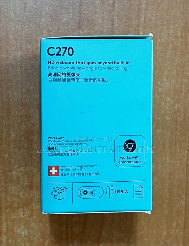 Logitech C270 Digital Hd Webcam - (Black, Hd 720p/30fps) · Photo 5