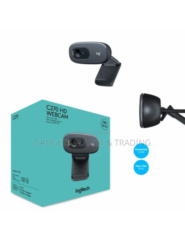 Logitech C270 Digital Hd Webcam - (Black, Hd 720p/30fps) · Photo 6