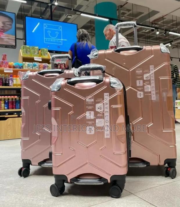 3-Piece Luggage Sets (Rose Gold) · Photo 1