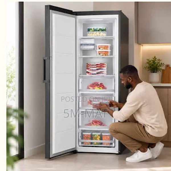 LG 350L Upright Freezer 7 Drawers Grey GCFB354MQCM Inverter Compressor · Photo 1