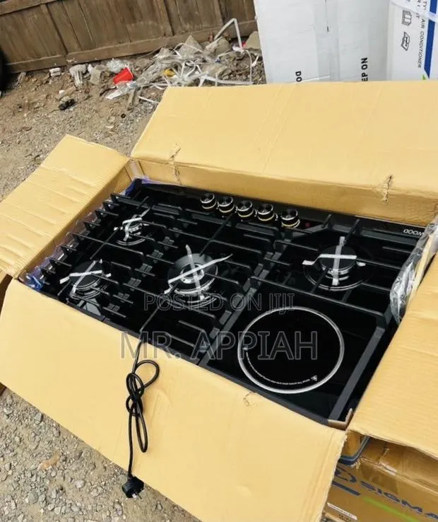 Choose Premium Kenwood 90cm Tempered Glass 4 Gas + 1 Electric Hob · Photo 1