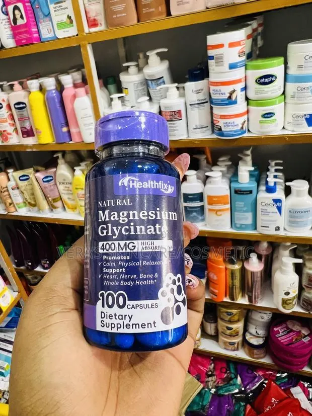 Healthfix Natural Magnesium Glycinate Capsules · Photo 1