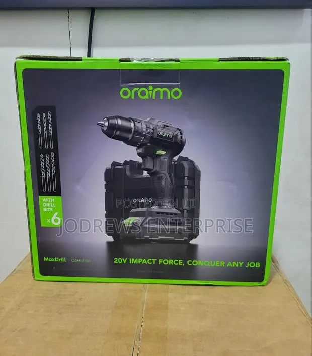 Oraimo Maxdrill 20v Cordless Versatile Power Drill Driver · Photo 1