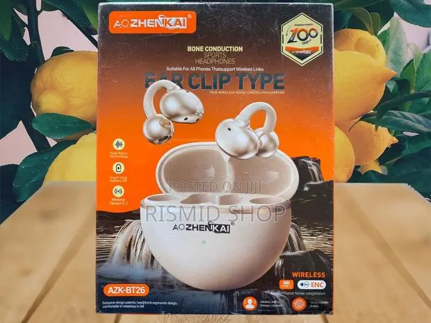 Azk-Bt26 Ao Zhenkai Bluetooth Ear Clip Headphones · Photo 1